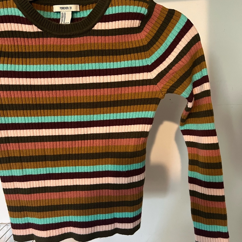 Forever21 Striped Long Sleeve